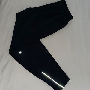 Mens Lulu Lemon Surge Joggers 32” waist inseam is 32”